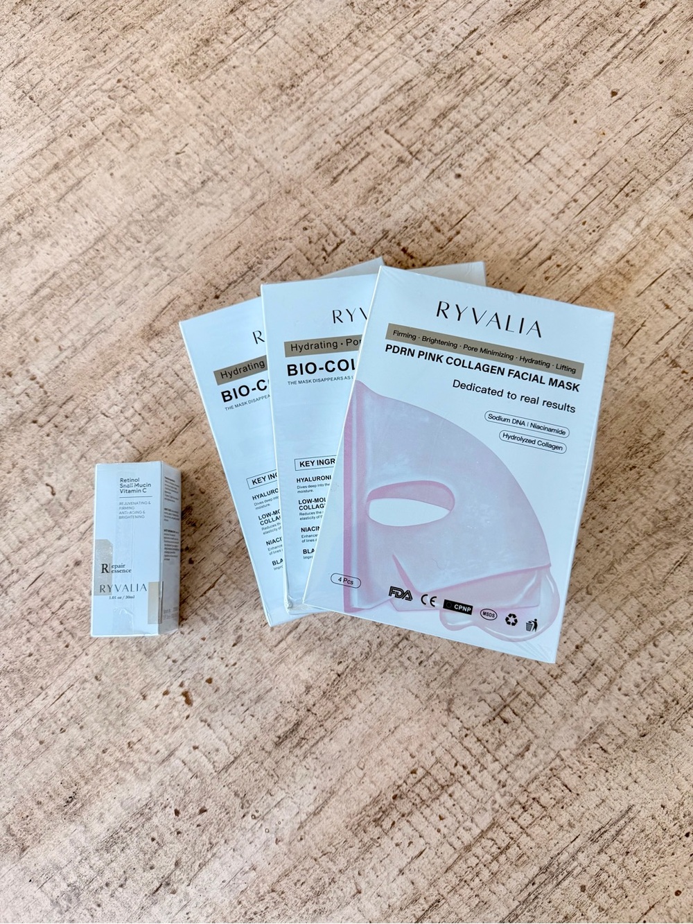 Ryvalia Serum & Bio-Collagen Mask SET